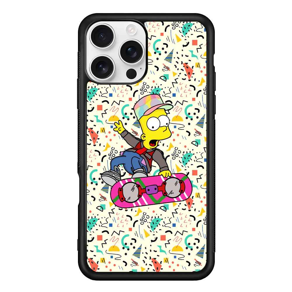 Bart Flying Board Jump Trick iPhone 16 Pro Case