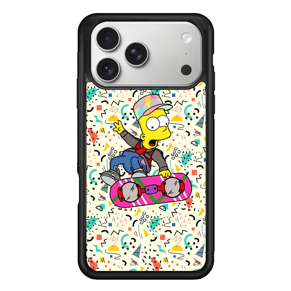 Bart Flying Board Jump Trick iPhone 17 Pro Max Case