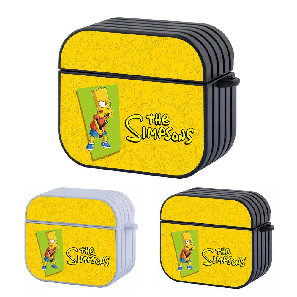Bart Playing Slingshot Apple Airpods 4 Case