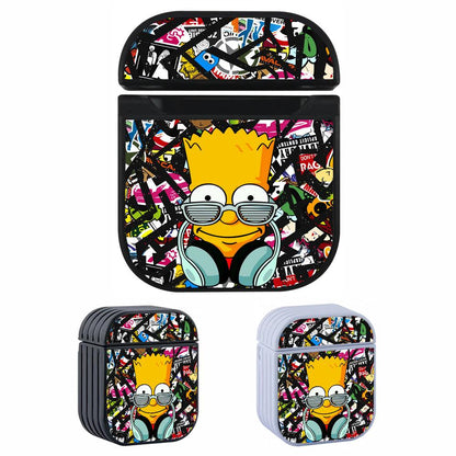 Bart Simpson DJ Composer Apple Airpods Case