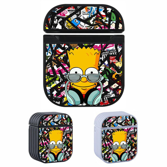 Bart Simpson DJ Composer Apple Airpods Case