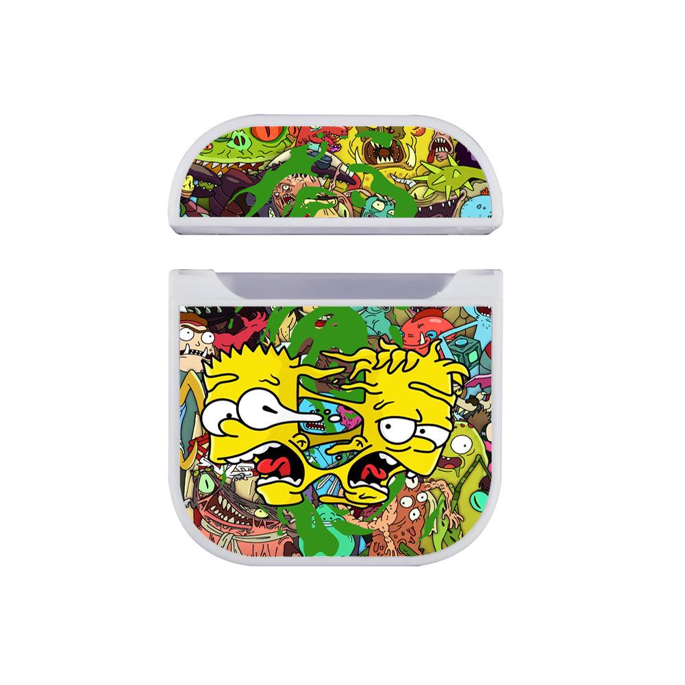 Bart Simpson The Duplication Apple Airpods Case White