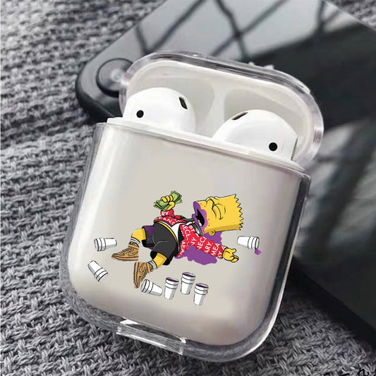 Bart Simpson Drunk Apple Airpods Case
