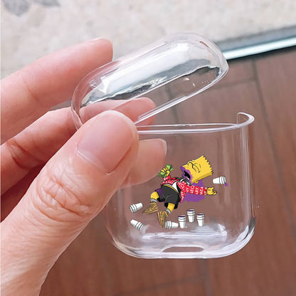 Bart Simpson Drunk Apple Airpods Case