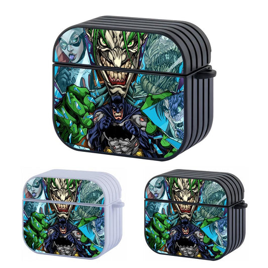 Batman Fight Against Many Enemies Apple Airpods 4 Case