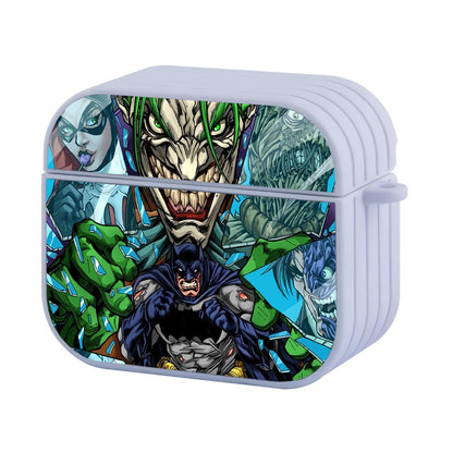 Batman Fight Against Many Enemies Apple Airpods 4 Case White