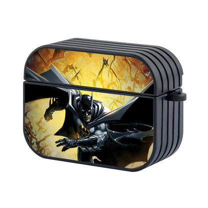 Batman Ran in Front of The Explosion Apple Airpods Pro 3 Case Black