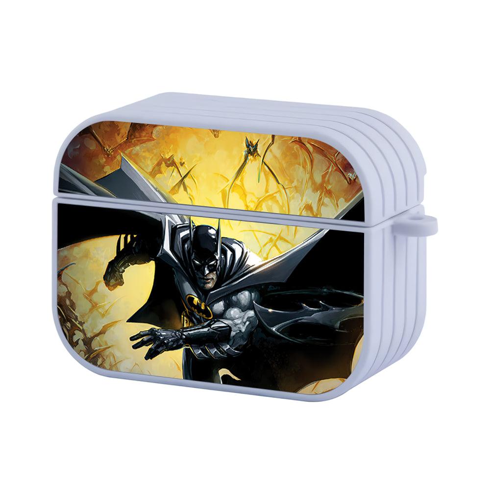 Batman Ran in Front of The Explosion Apple Airpods Pro Case-White-Carneyforia