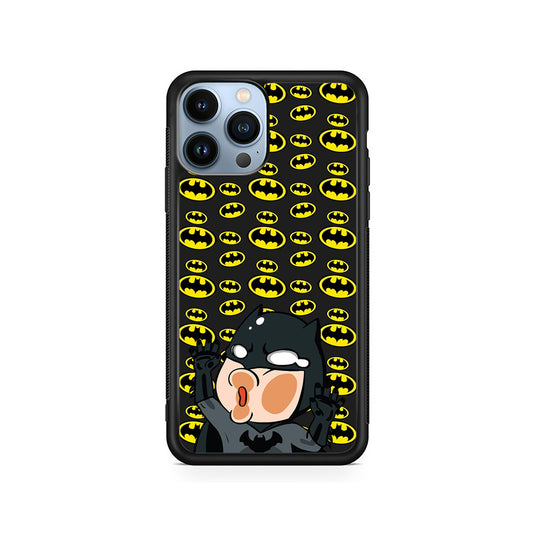 Batman and Invisible Wall iPhone 14 Pro Max Case