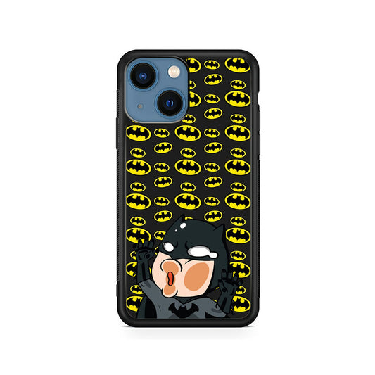 Batman and Invisible Wall iPhone 14 Plus Case - Carneyforia