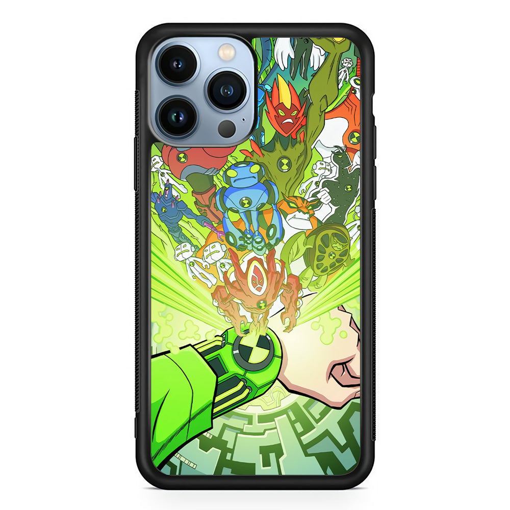Ben 10 Omnitrix All Hero iPhone 15 Pro Case - Carneyforia