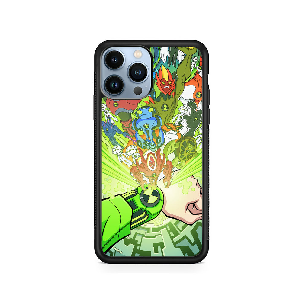 Ben 10 Omnitrix All Hero iPhone 15 Pro Case