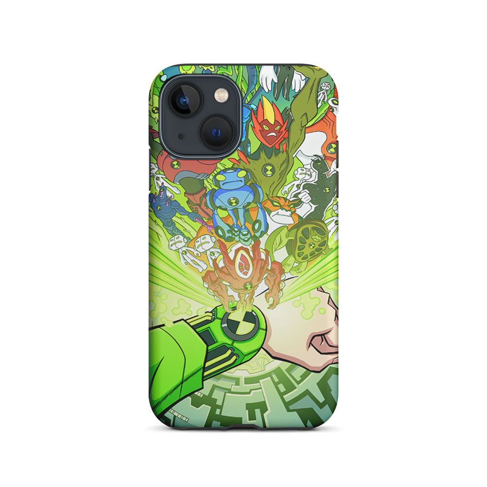 Ben 10 Omnitrix All Hero iPhone 15 Plus Case