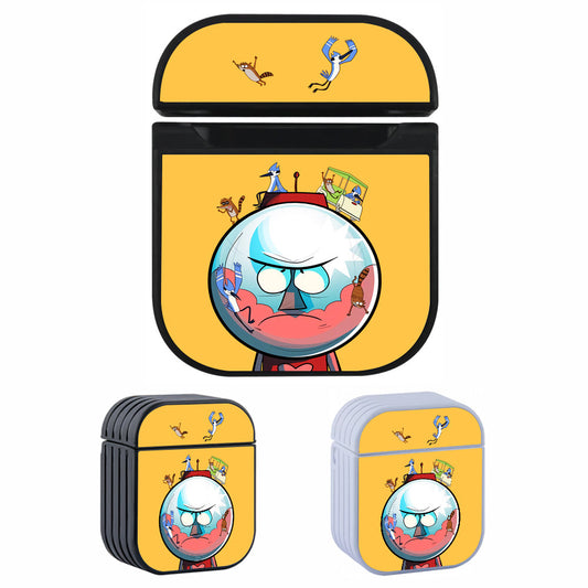 Benson Regular Show Angry Character Apple Airpods Case