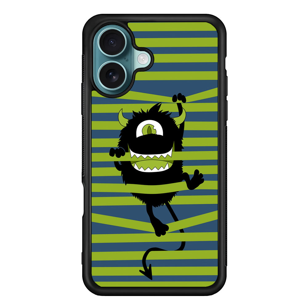 Black Monsters Playground iPhone 17 Case