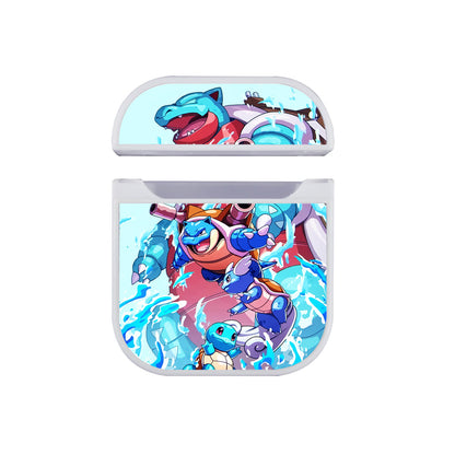 Blastoise Pokemon Evolution Apple Airpods Case White
