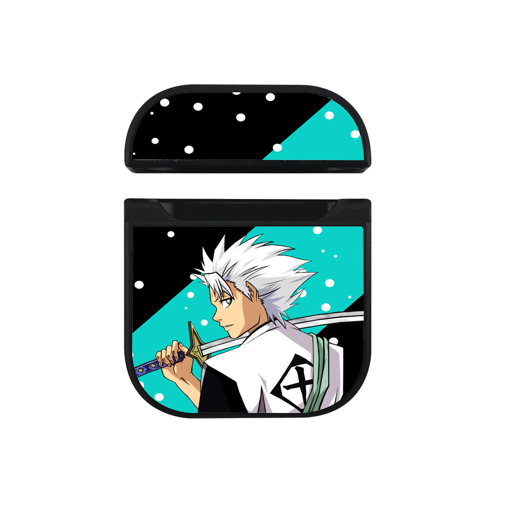 Bleach Hitsugaya Toshiro Apple Airpods Case Black