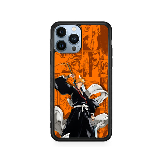 Bleach Ichigo Blow of Determination iPhone 15 Pro Case