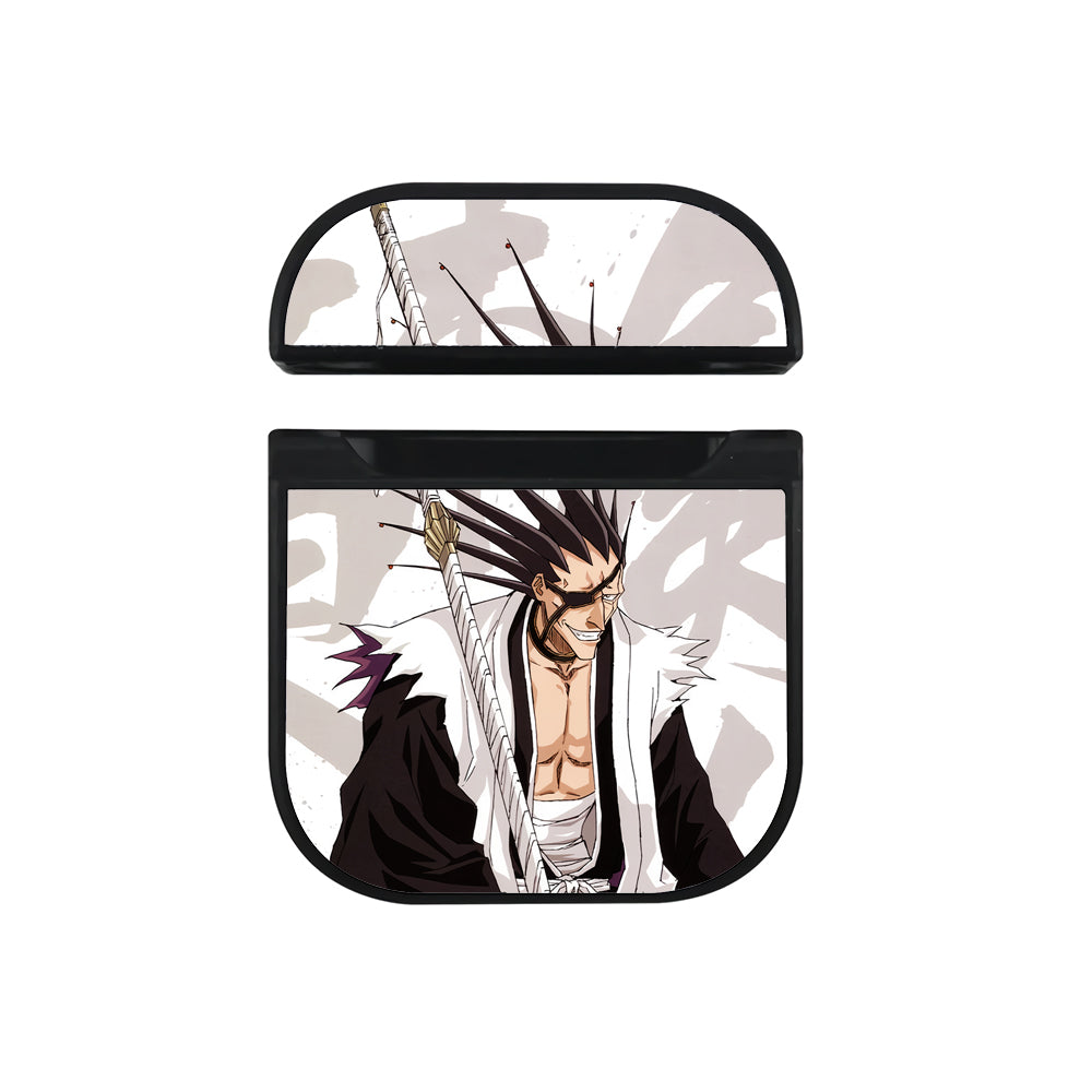 Bleach Kenpachi Zaraki Character Apple Airpods Case Black