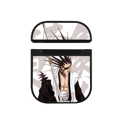 Bleach Kenpachi Zaraki Character Apple Airpods Case Black
