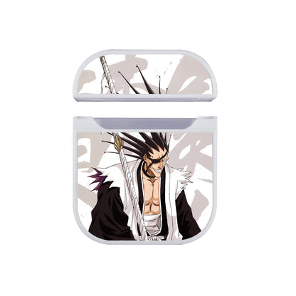 Bleach Kenpachi Zaraki Character Apple Airpods Case White