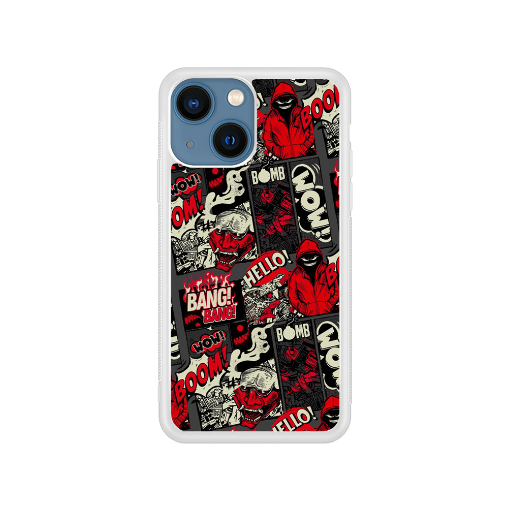 Bomb Bomb Bang Comic Strip iPhone 15 Plus Case