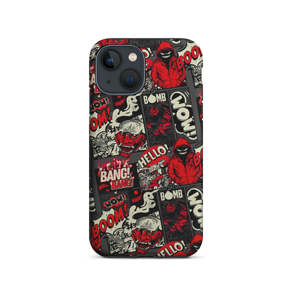 Bomb Bomb Bang Comic Strip iPhone 15 Plus Case