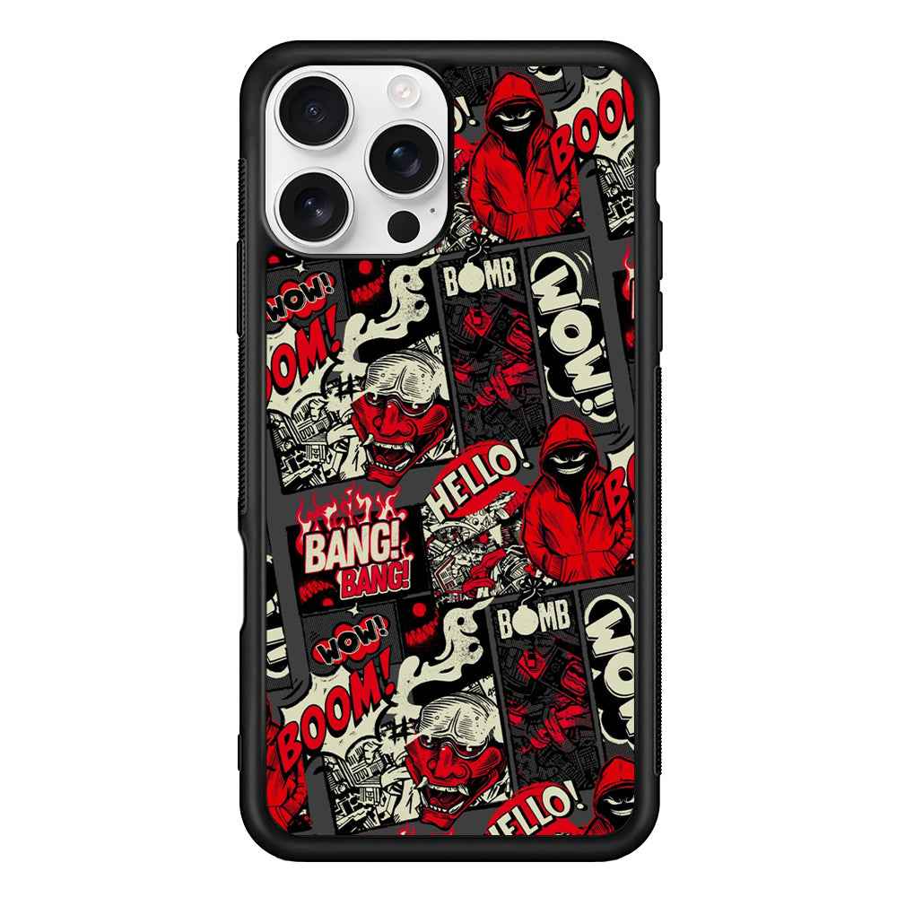 Bomb Bomb Bang Comic Strip iPhone 16 Pro Case