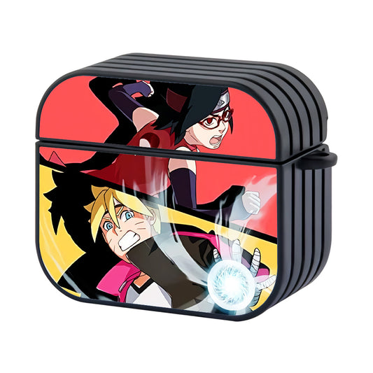 Boruto And Sarada Team Work Apple Airpods 3 Case