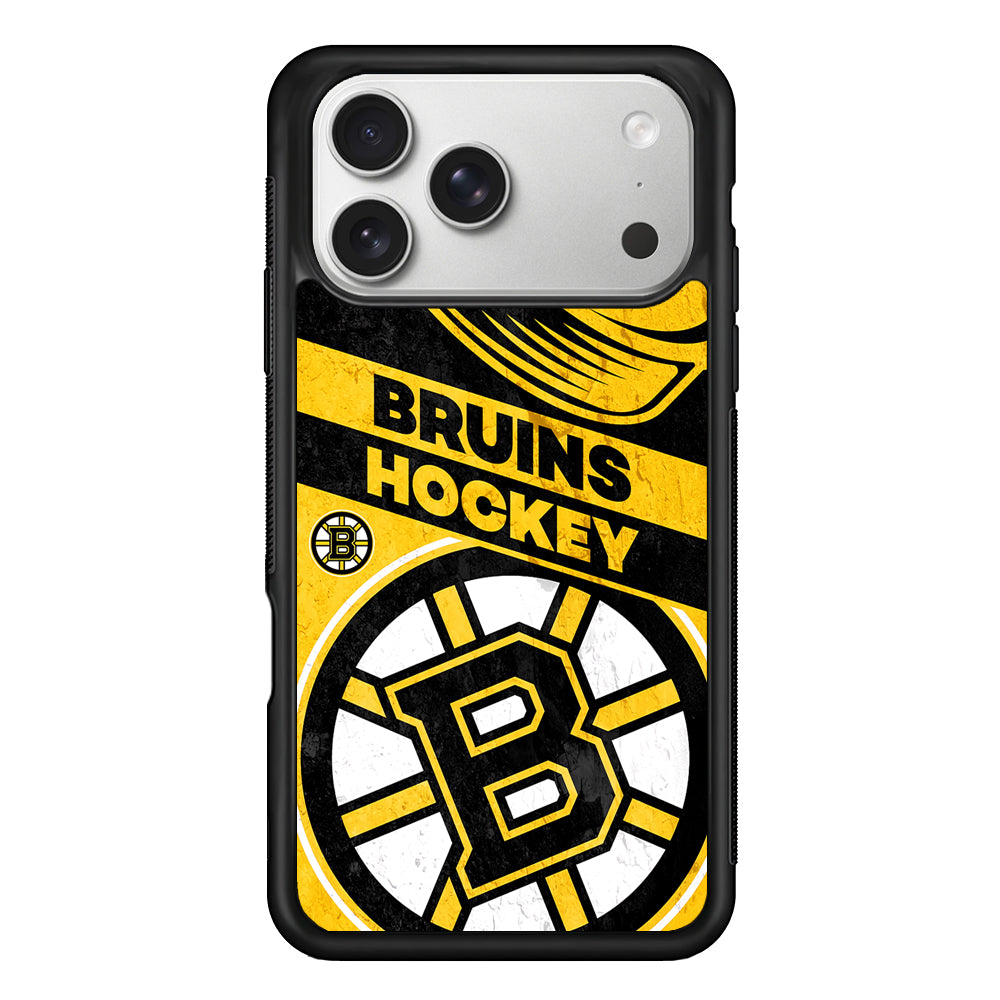 Boston Bruins Hockey Team iPhone 17 Pro Max Case
