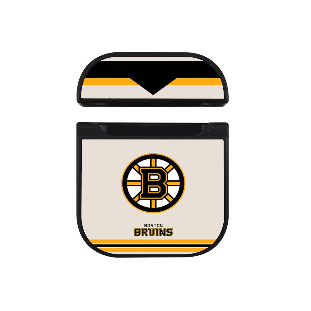 Boston Bruins NHL Command for Victory Apple Airpods Case Black