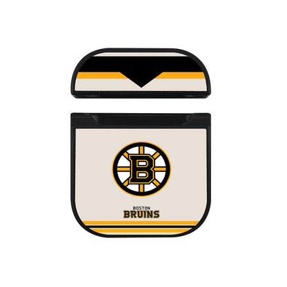 Boston Bruins NHL Command for Victory Apple Airpods Case Black