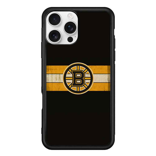 Boston Bruins NHL Team iPhone 16 Pro Case