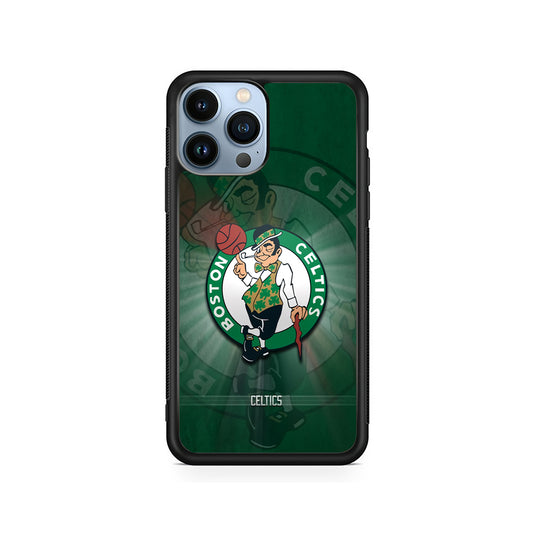 Boston Celtics Logo NBA iPhone 15 Pro Case