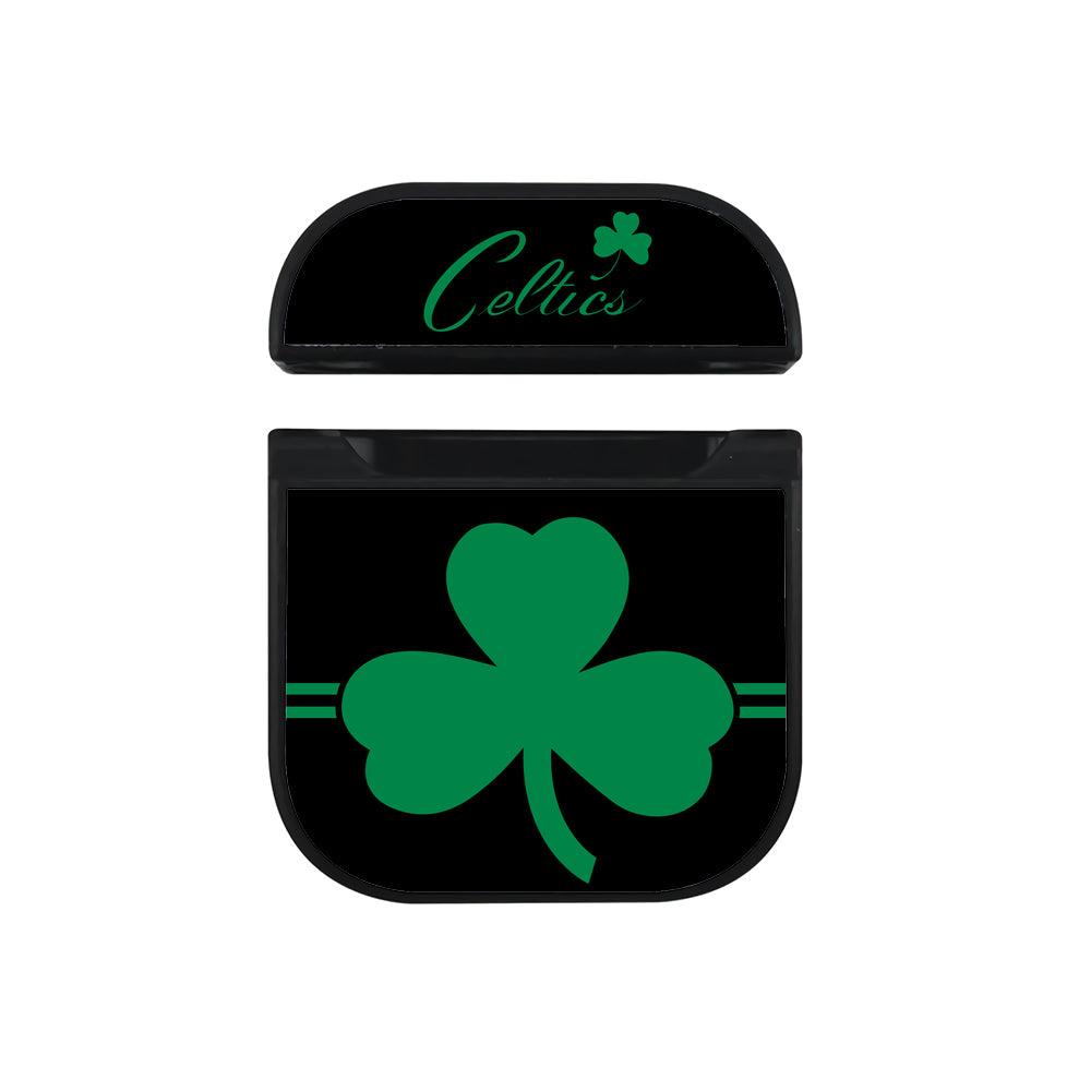 Boston Celtics The Struggle Color Apple Airpods Case Black