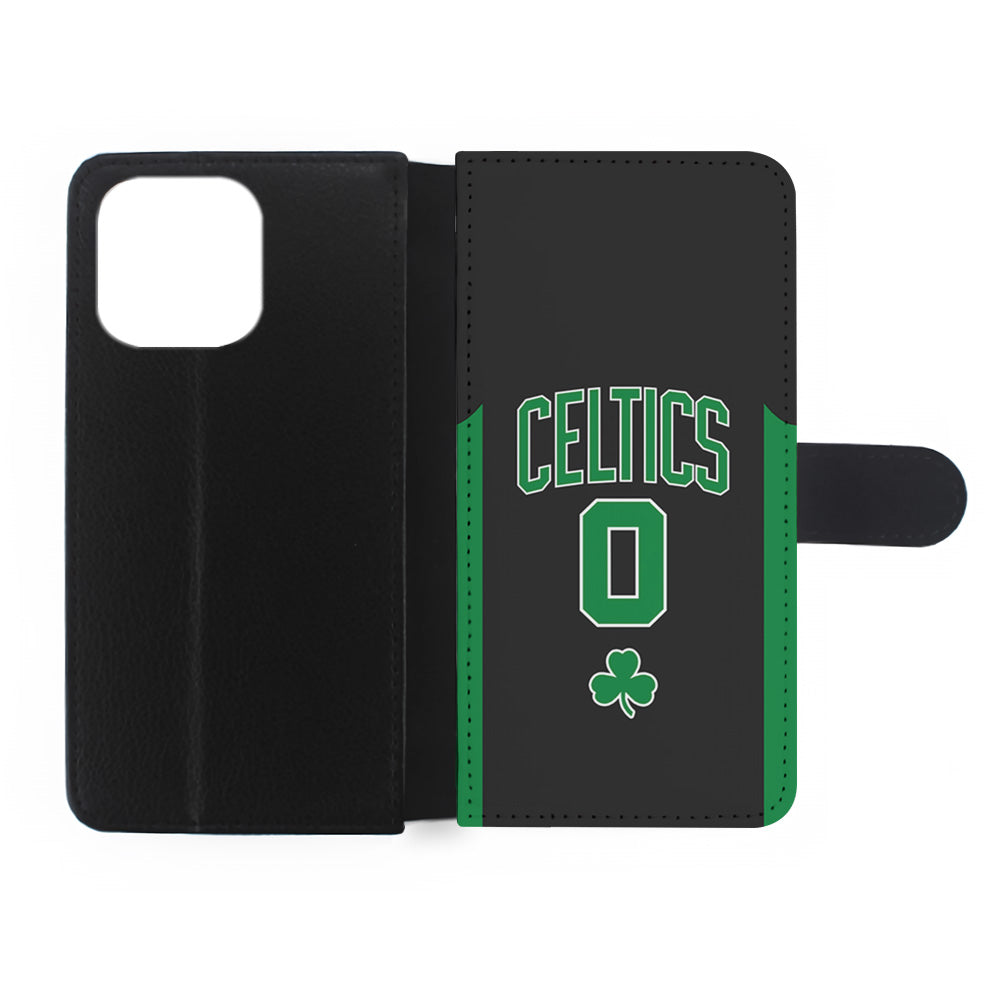 Boston Celtics Zero Numbers iPhone 15 Plus Case