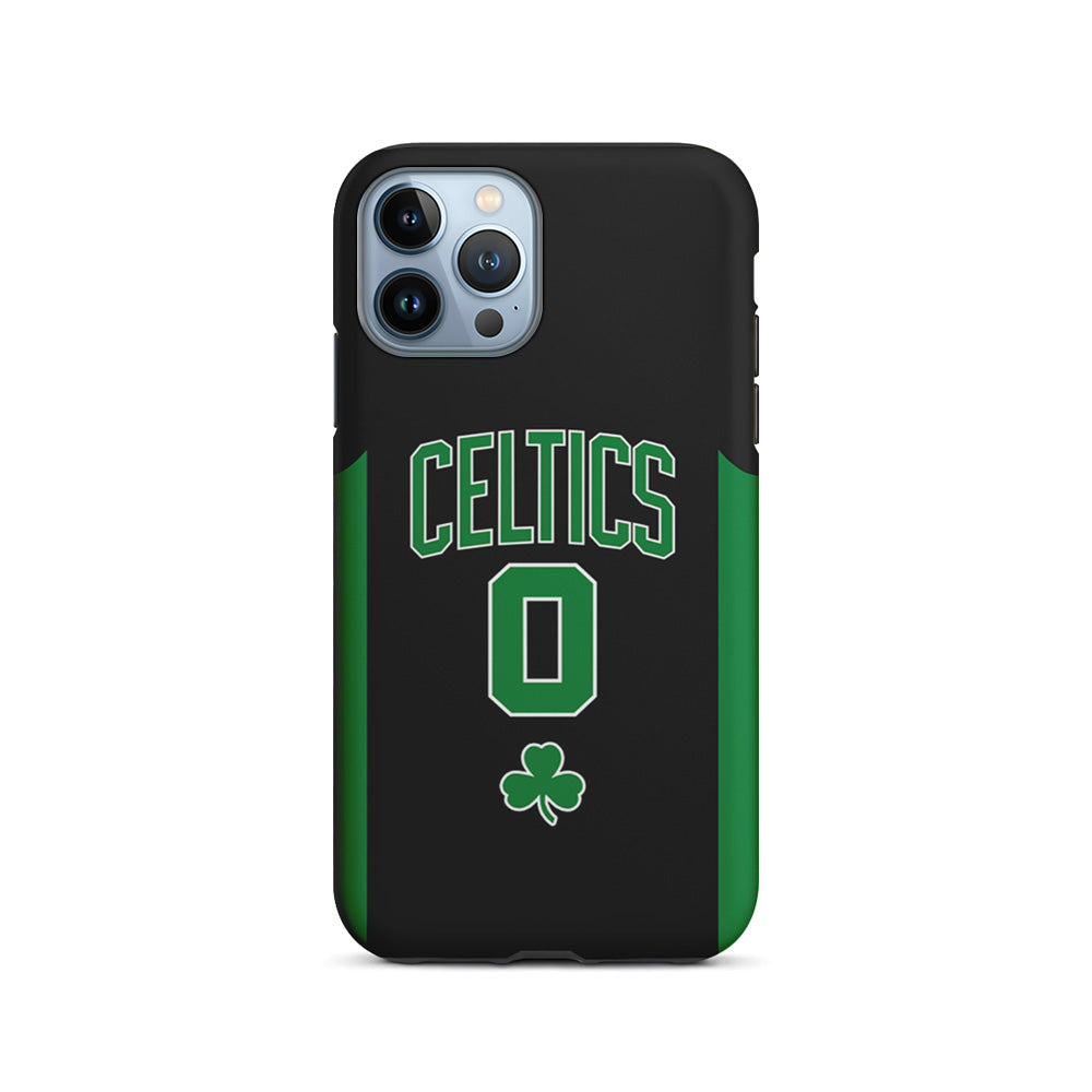 Boston Celtics Zero Numbers iPhone 15 Pro Case