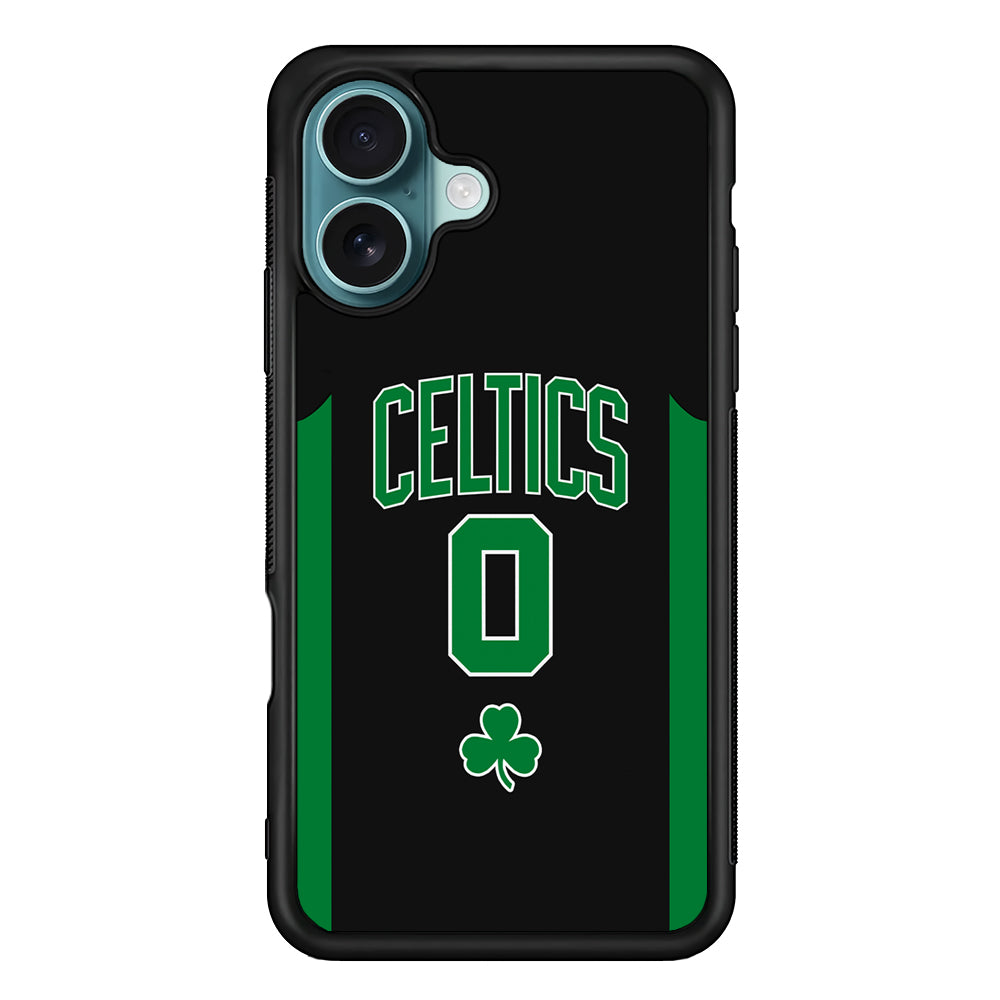 Boston Celtics Zero Numbers iPhone 17 Case