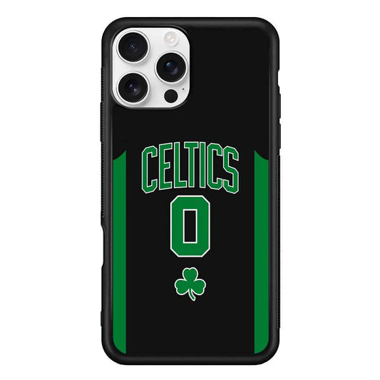 Boston Celtics Zero Numbers iPhone 16 Pro Case