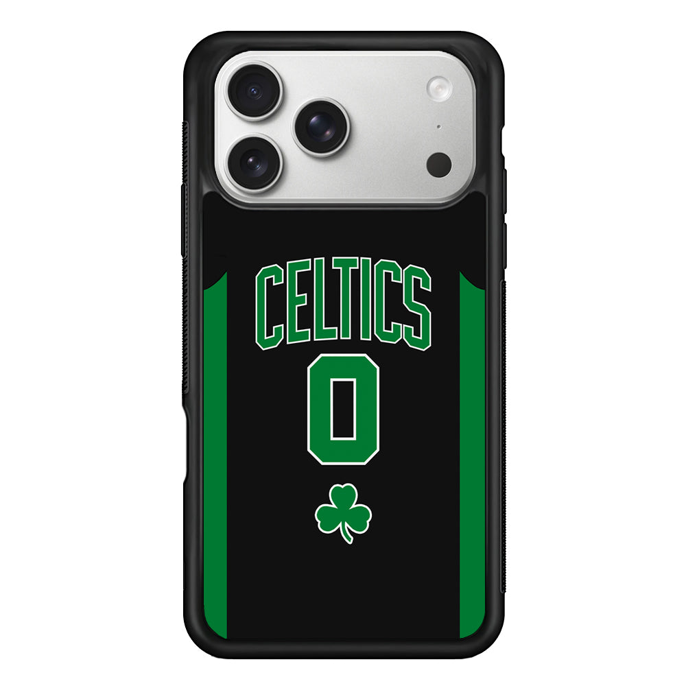 Boston Celtics Zero Numbers iPhone 17 Pro Max Case