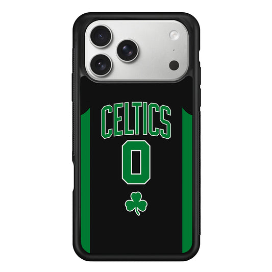 Boston Celtics Zero Numbers iPhone 17 Pro Max Case