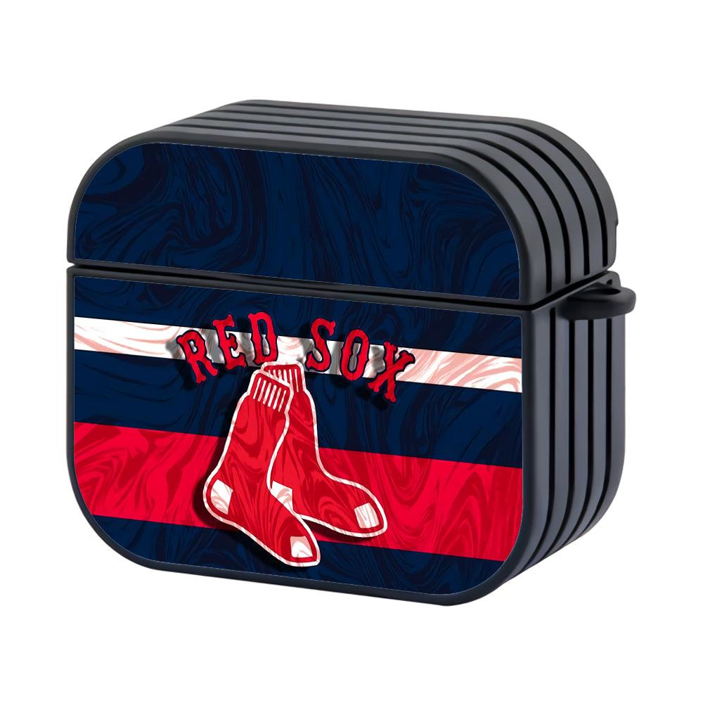 Boston Red Sox Flowing Spirit Apple Airpods 4 Case Black