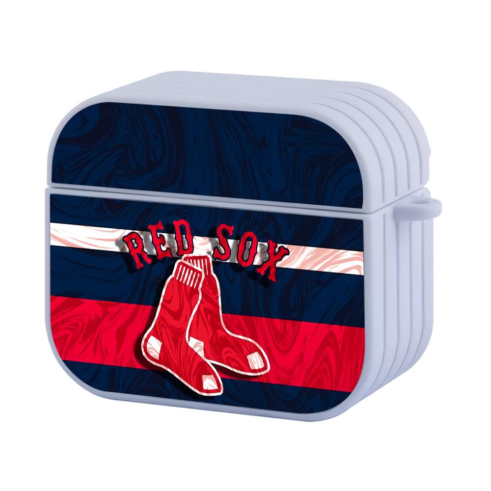 Boston Red Sox Flowing Spirit Apple Airpods 4 Case White