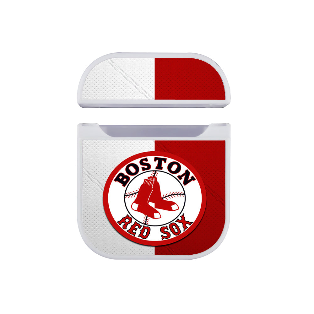 Boston Red Sox MLB Team Apple Airpods Case White