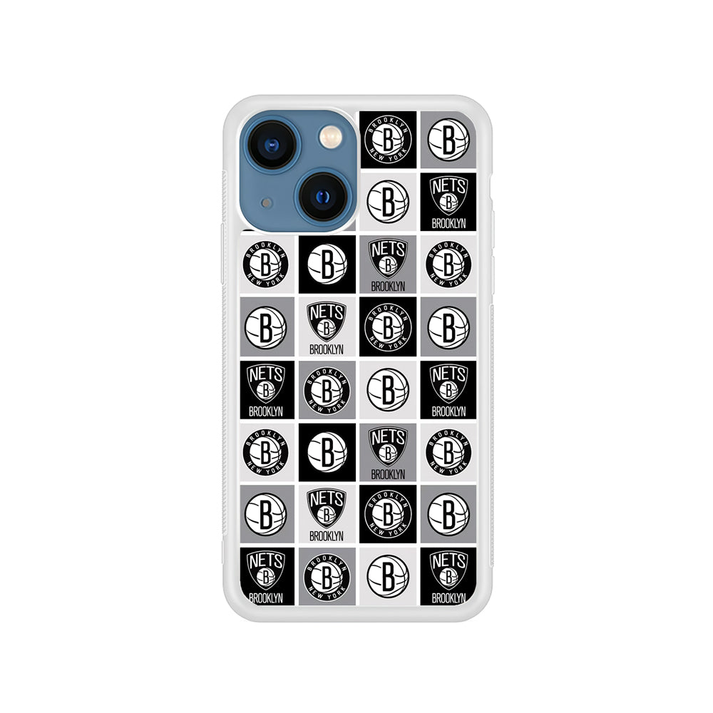 ooklyn Nets Collage Of Logo iPhone 15 Plus Case