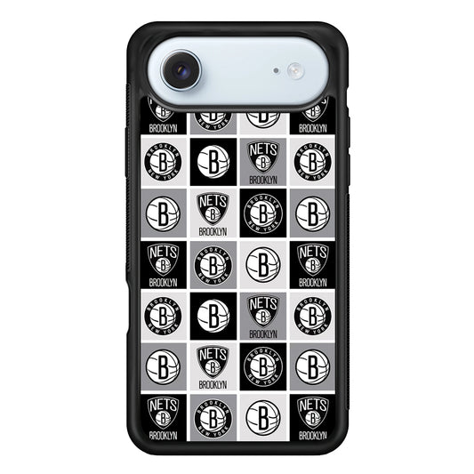 Brooklyn Nets Collage Of Logo iPhone 17 Air Case