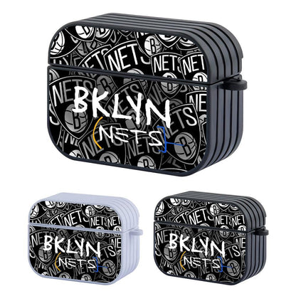 Brooklyn Nets Game To Play Logo Apple Airpods Pro 3 Case-Carneyforia