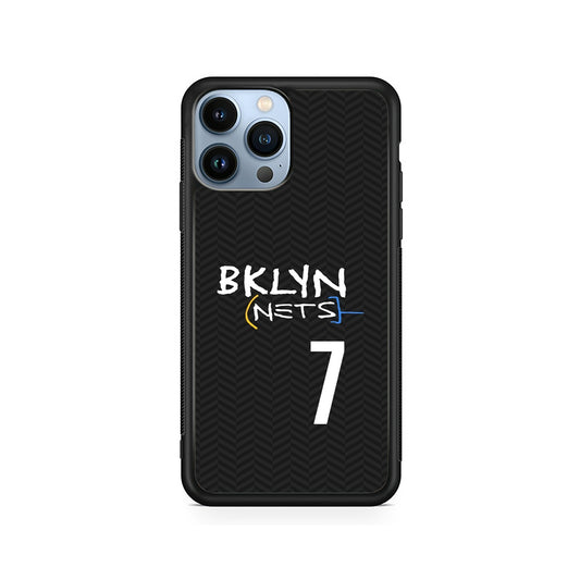 Brooklyn Nets Numbers of 7 iPhone 15 Pro Case