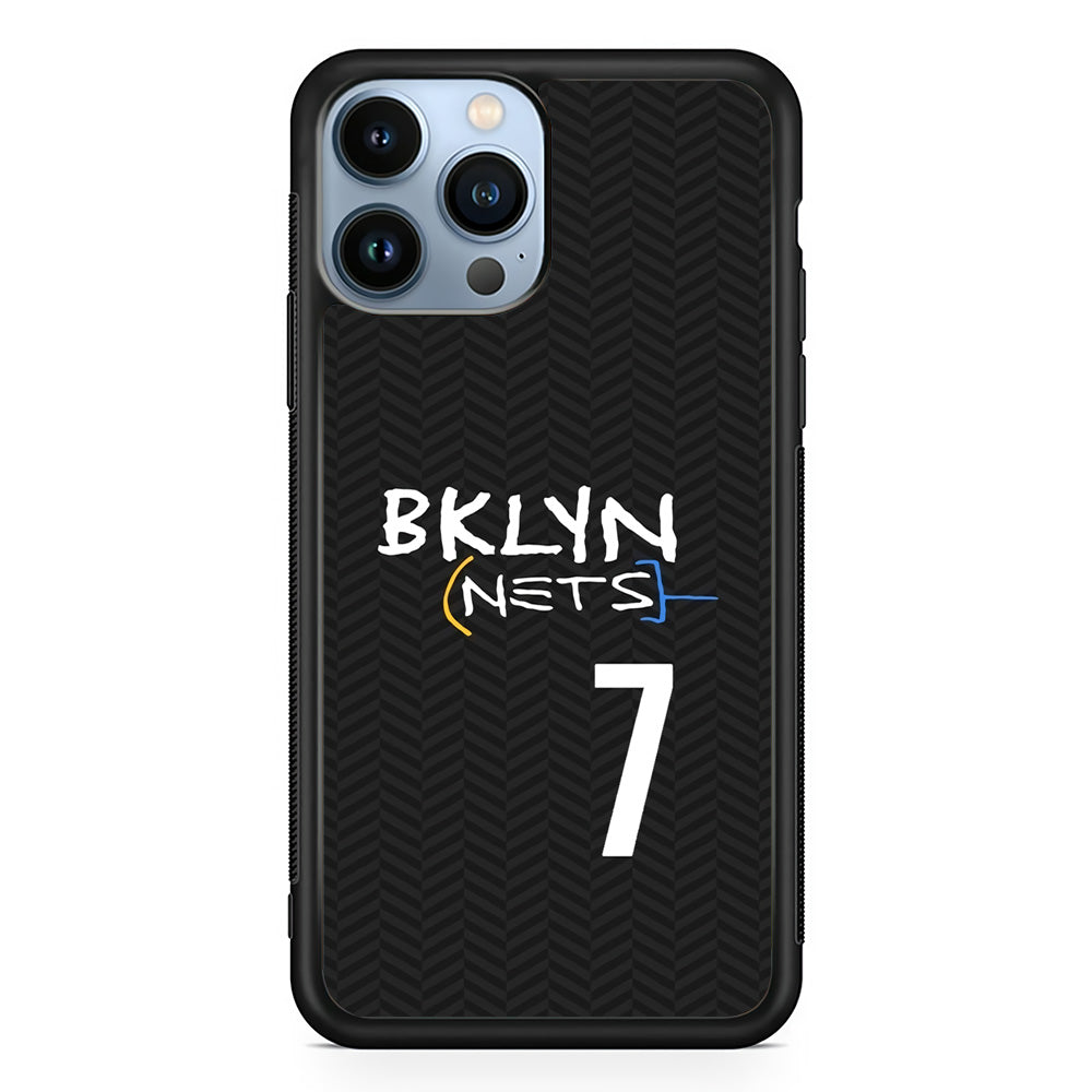 Brooklyn Nets Numbers of 7 iPhone 15 Pro Case - Carneyforia