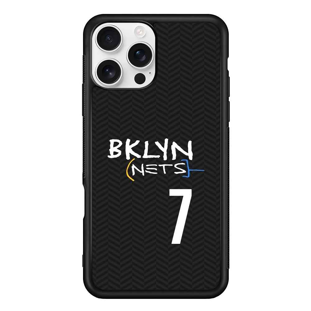 Brooklyn Nets Numbers of 7 iPhone 16 Pro Case